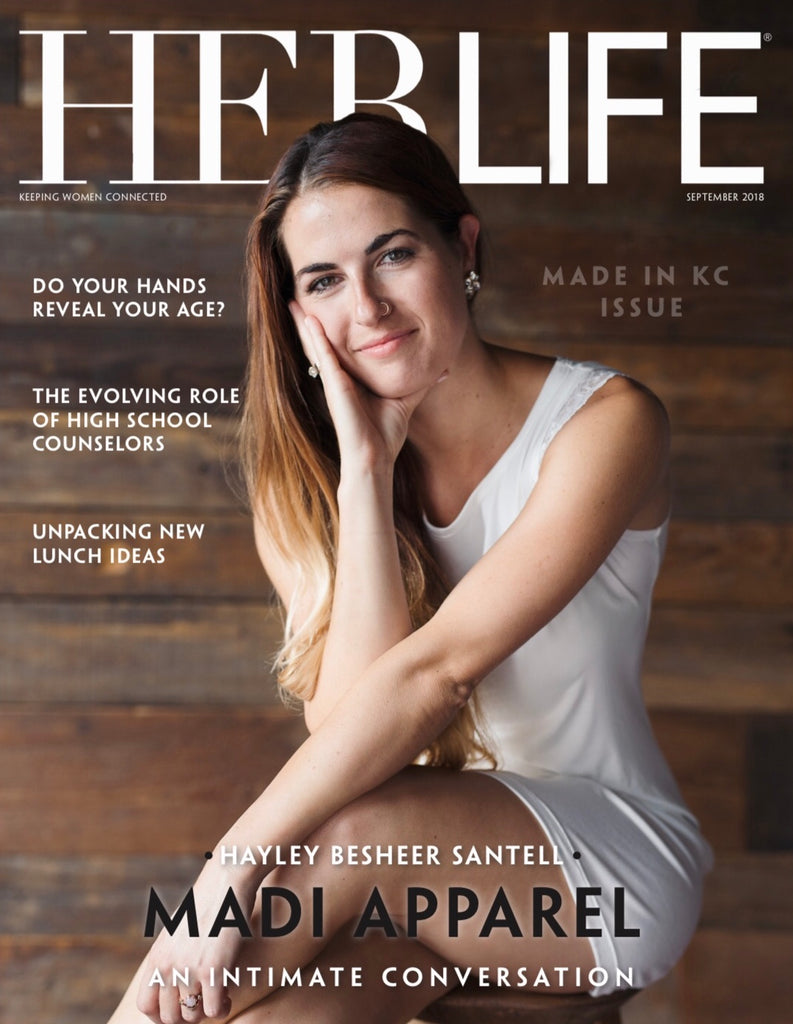 Founder Hayley Makes the Cover of HERLIFE Magazine's Made in KC Issue